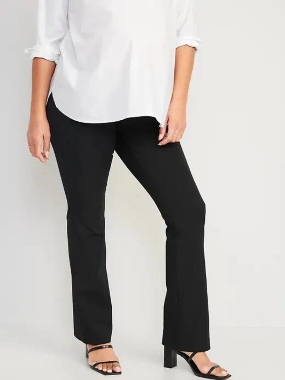Old Navy Maternity Size 8 Side Panel Pixie Flare Pants 60% off Retail